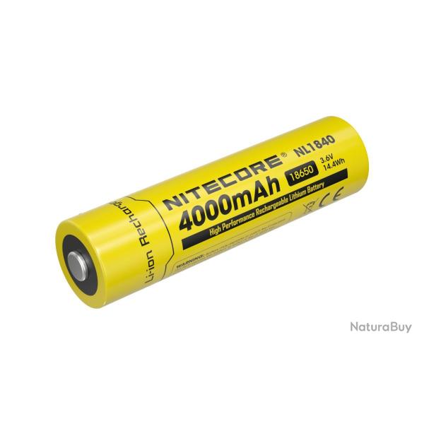 Accu 18650 Nitecore NL1840 4000 mAh
