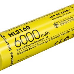 Accu 21700 Nitecore NL2160 6000 mAh USB-C