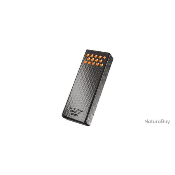 Batterie externe Nitecore Carbo20 20 000 mAh 65 W - Orange