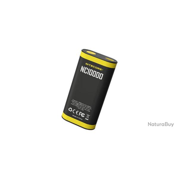 Batterie externe Nitecore NC10000 10 000 mAh avec lampe