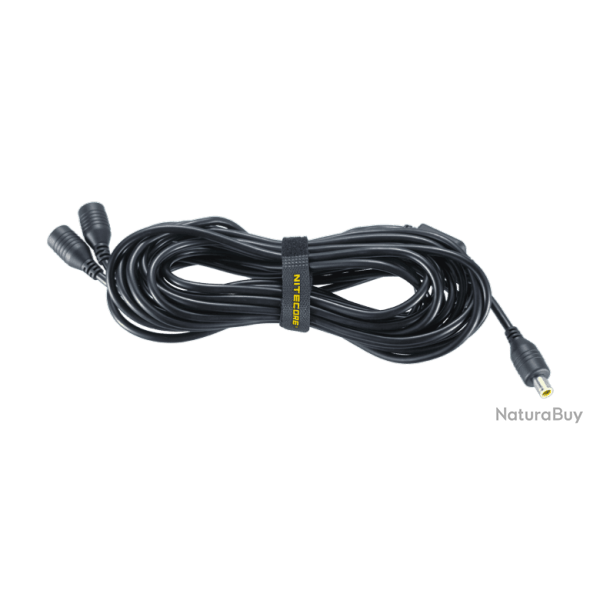 C�ble Nitecore 5 m pour panneau solaire