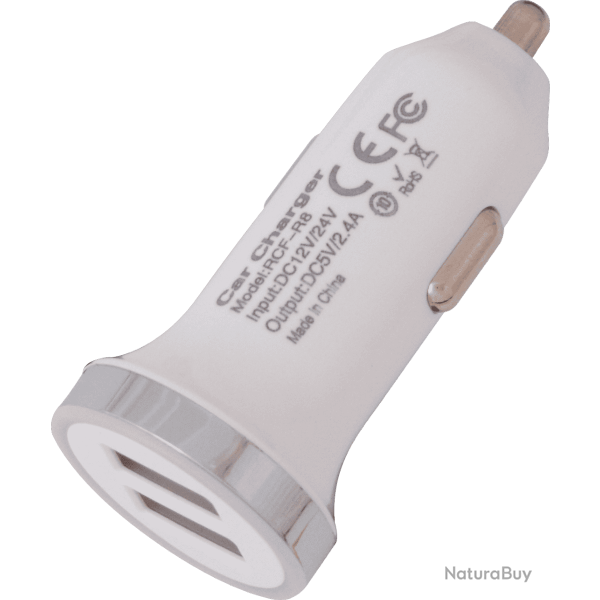 Chargeur allume-cigare Nitecore deux ports USB