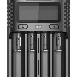 Chargeur d'accus Nitecore UMS4 quatre emplacements USB