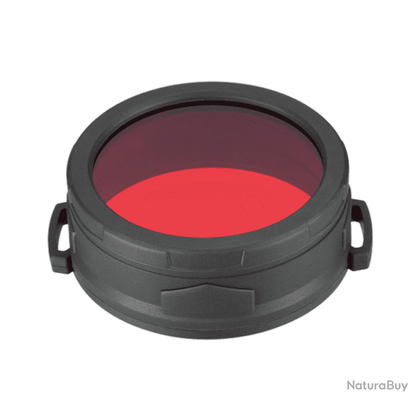 Filtre de couleur Nitecore pour lampe de 65 mm - Rouge