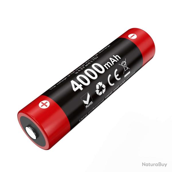 Klarus High Performance 18650 Battery 4000mAh 3.6V