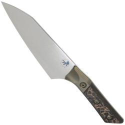 SANTOKU 6" SANMAI DAMAS M390 TITANE LIVE-WIRE FDC Marfione PROTOTYPE