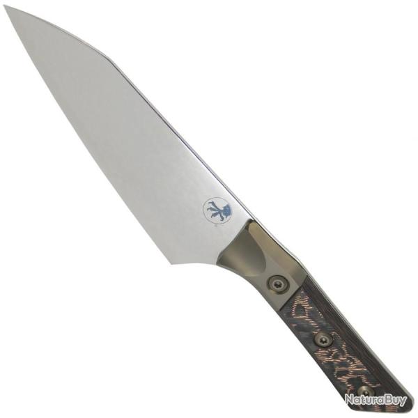 SANTOKU 6" SANMAI DAMAS M390 TITANE LIVE-WIRE FDC Marfione PROTOTYPE