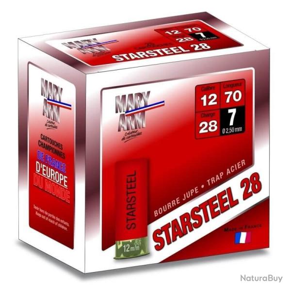 Cartouche Starsteel 28 cal 12 Mary Arm-Plomb 8