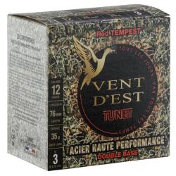 Cartouches TUNET Red Tempest 35g acier 12/76 Hautes Performances 12/76 Acier n&deg;3