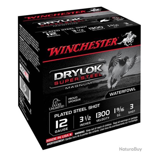 Cartouches Winchester Drylock Acier nickel� - Cal. 12/76 & 12/70 Hautes Performances cal. 12/70 Acie