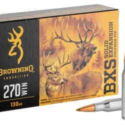 Browning .270 Win BXS 130 grains / 8,4 g .270 Win BXS 130 gr / 8.4g