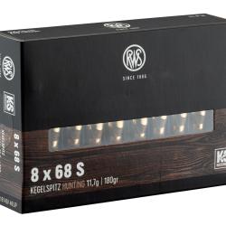 RWS 8x68 S Pointe conique KS 180 gr / 11.7 g