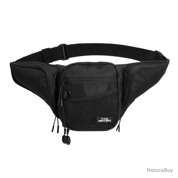 Banane de portage discr�te Tac Maven Nemea 2.0 100 % polyester - Noir