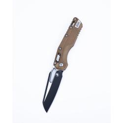 Couteau Microtech MSI Lame Acier M390MK Manche Polym&egrave;re Dark Earth RAM-LOK Made In USA MCT210T1PMDE