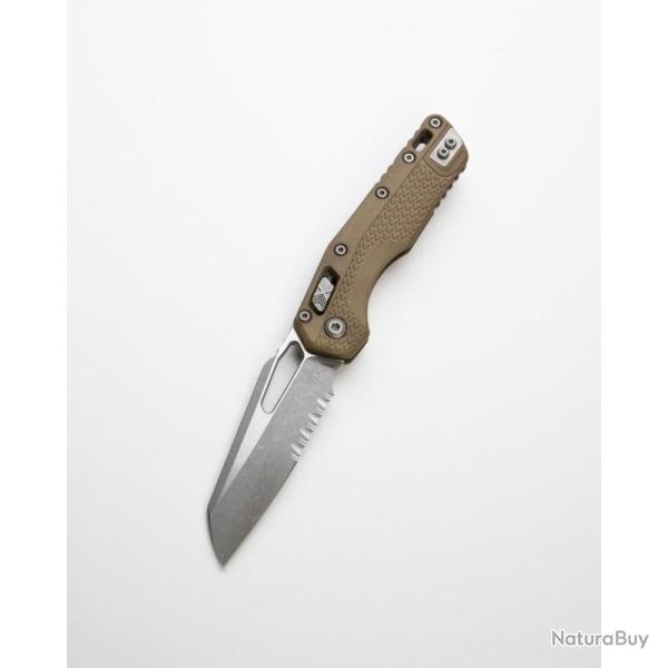 Couteau Microtech MSI Lame Acier M390MK Manche Polym�re Dark Earth RAM-LOK MCT210T11APPMDE
