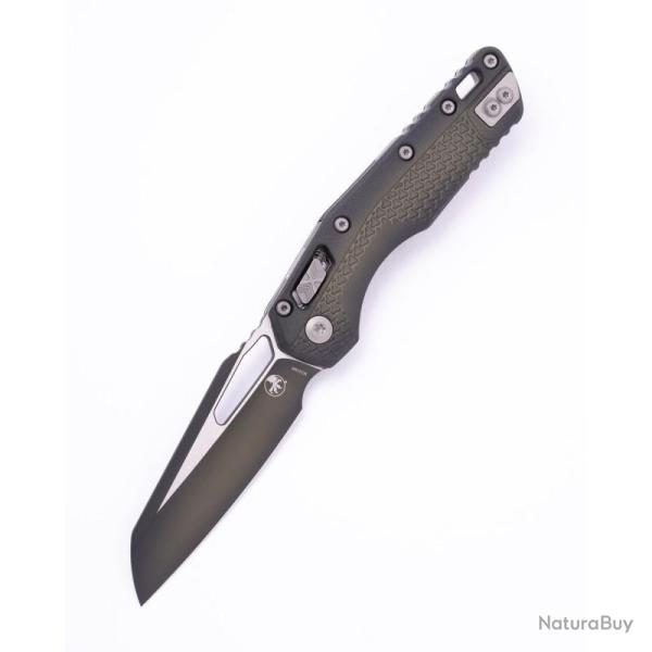Couteau Microtech MSI Lame Acier M390MK Manche Polym�re Vert RAM-LOK Made In USA MCT210T1PMFBO