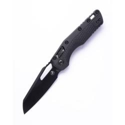 Couteau Microtech MSI Lame Acier M390MK Manche Polym&egrave;re Noir RAM-LOK Made In USA MCT210T1TPM