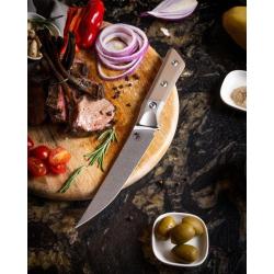 Couteau Fixe Microtech Boning Lame Acier M390MK Manche G10 Coyote &Eacute;tui Feutre MCT3100B10CE