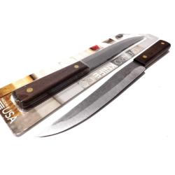 Couteau de Cuisine Old Hickory Slicing Knife Lame Acier Carbone Manche Hickory Marron USA OH758