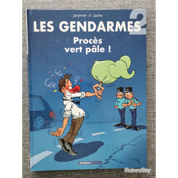 BD Les Gendarmes 2 Proc�s vert p�le! Jenfevre Sulpice Bamboo