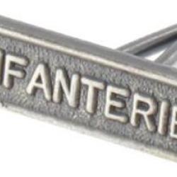 Agrafe M&eacute;daille et Barrette "Infanterie" R&eacute;duction