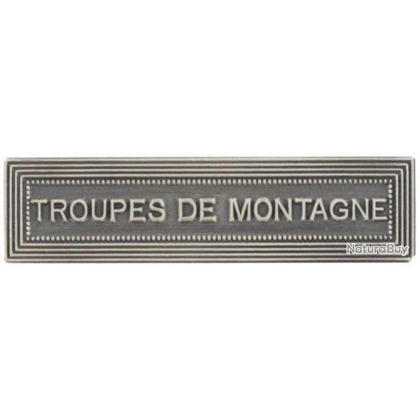 Agrafe M�daille et Barrette "Troupes de Montagne" Ordonnance