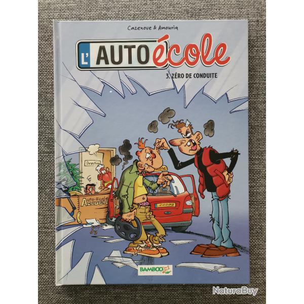 BD L'auto�cole no 3 Z�ro de conduite Cazenove et Amouria Bamboo