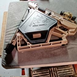 Carabine air comprim&eacute; 19.9J - 4.5mm BlackBunker BM8 Break Action TAN