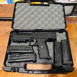 Pistolet paintball Tippmann TiPX - 4 chargeurs + mallette de transport
