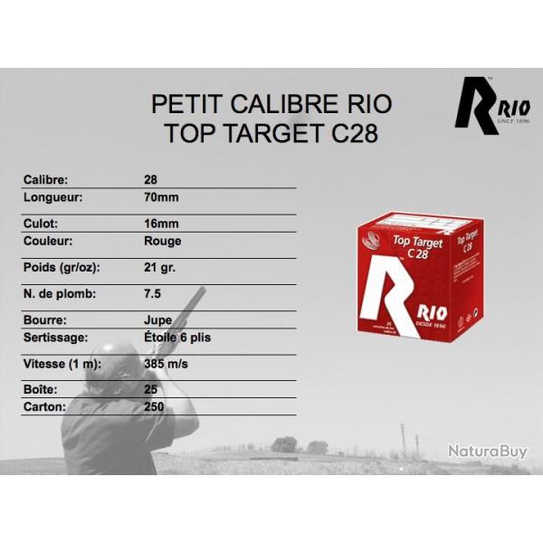 RIO TOP TARGET CALIBRE 28 /250 9