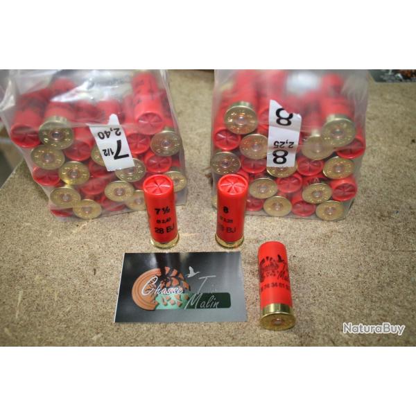 CARTOUCHES CHASSE TIR MALIN 28g x 250 7.5
