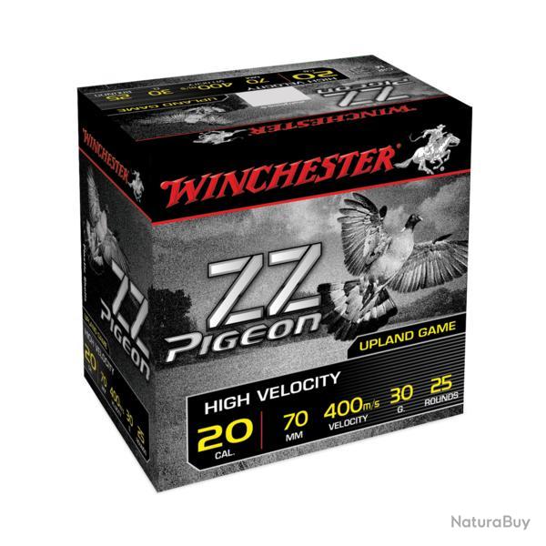 WINCHESTER ZZ PIGEON CALIBRE 20 7.5 CARTON DE 250