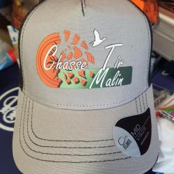 CASQUETTE CHASSE TIR MALIN GRIS
