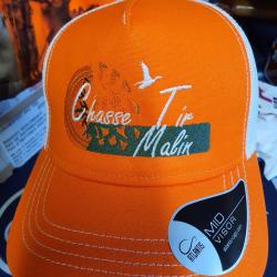 CASQUETTE CHASSE TIR MALIN ORANGE FLUO