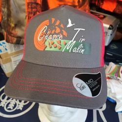 CASQUETTE CHASSE TIR MALIN ANTHRACITE