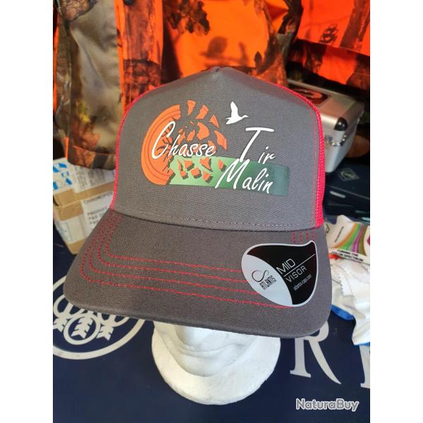 CASQUETTE CHASSE TIR MALIN ANTHRACITE