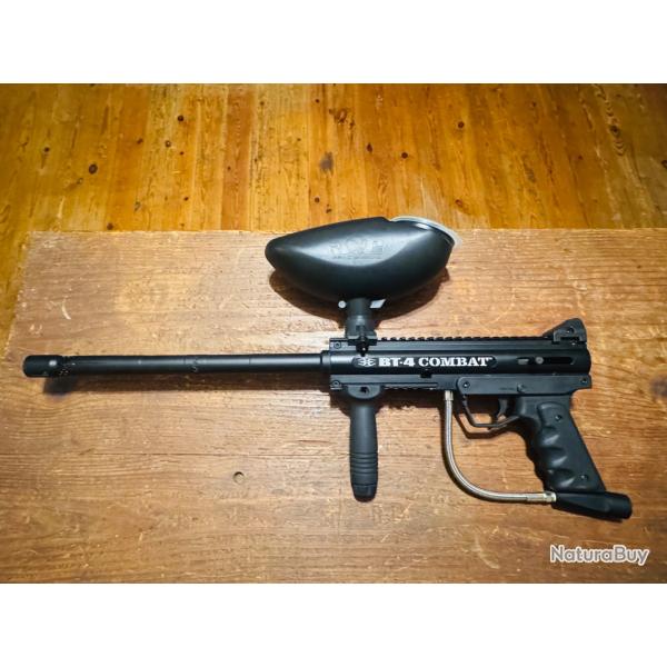 Paintball BT-4 Combat - Canon Lapco BigShot .687 + bouteille HPA + accessoires
