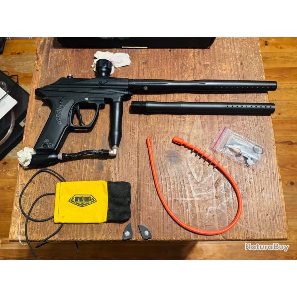 Paintball Azodin KAOS calibre .68 - 2 canons + accessoires + bo�te d'origine
