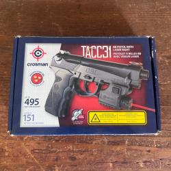 Pistolet CO? Crosman TAC C31 ? 4,5 mm ? Bo&icirc;te et notice d'origine