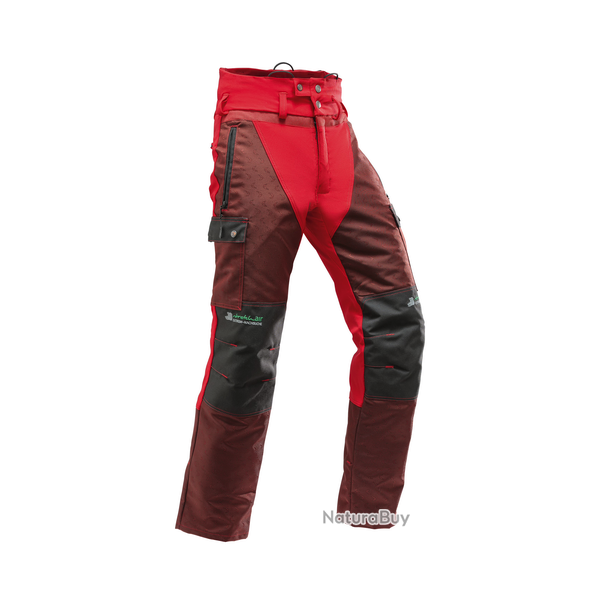 Pantalon Pfanner stretch air Hunting Gladiator rouge taille M