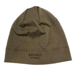 Bonnet Brynje Classic laine m&eacute;rinos 190 g/m&sup2; extra-fine - Vert olive / Taille unique