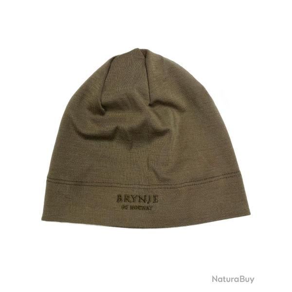Bonnet Brynje Classic laine m�rinos 190 g/m� extra-fine - Vert olive / Taille unique