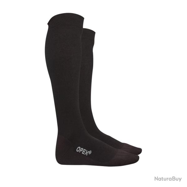 Chaussettes mi-bas Opex en coton et polyester � fibre Coolmax - Noir / 43/46