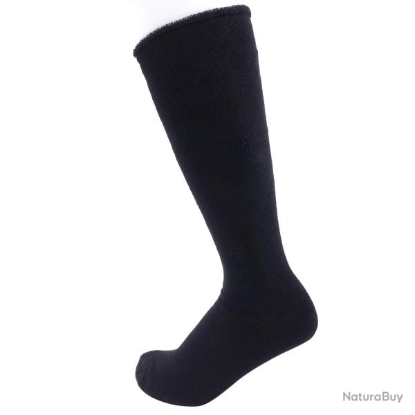 Chaussettes mi-bas Patrol Equipement en coton 87 % � bouclette - Noir / 39/42