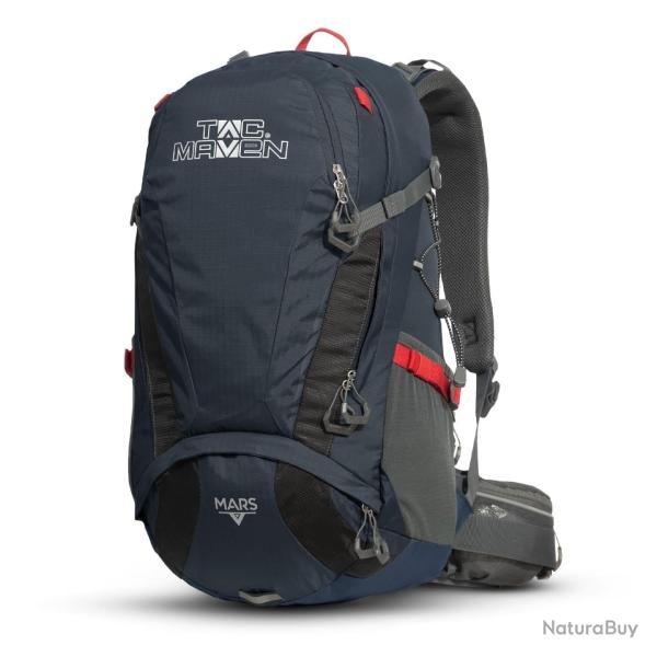 Sac � dos 30 L Tac Maven Mars nylon ripstop et polyester YKK - Bleu nuit