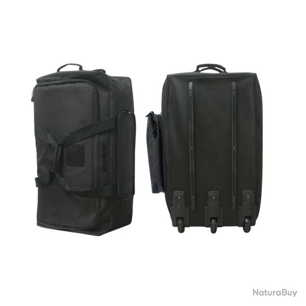 Sac cargo Opex � 3 roulettes en polyester Ripstop d�perlant - Noir