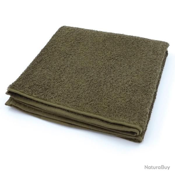 Serviette de toilette militaire OPEX 100 % coton 500 g/m� - Vert arm�e