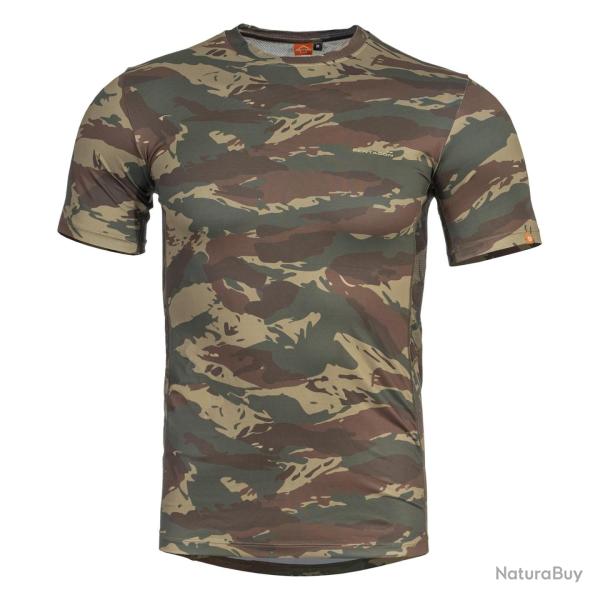 T-shirt thermor�gulateur Pentagon Apollo Tac Fresh 92 % - Camo grec / S