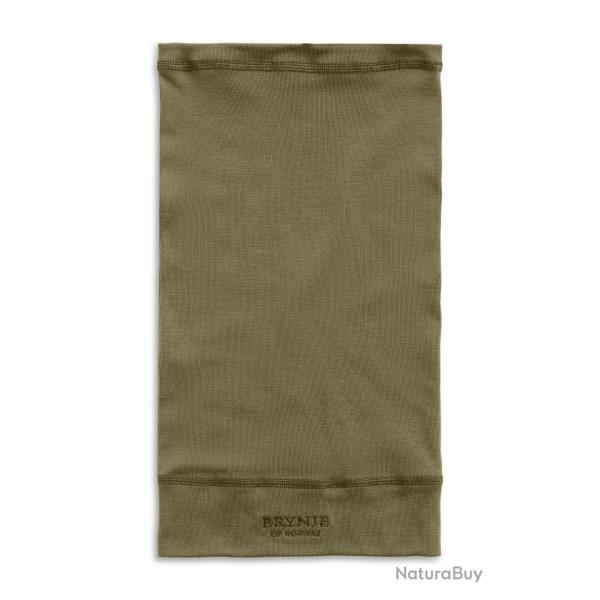 Tour de cou Brynje Classic laine m�rinos renforc�e - Vert olive / Taille unique