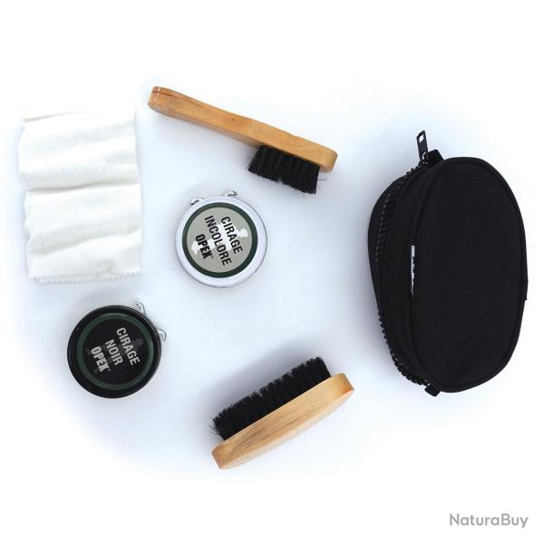 Trousse de cirage chaussures cuir 2 cirages de 32 g - Autre